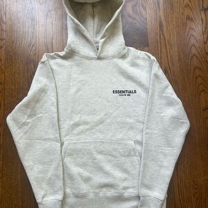Essentials “light oatmeal” hoodie